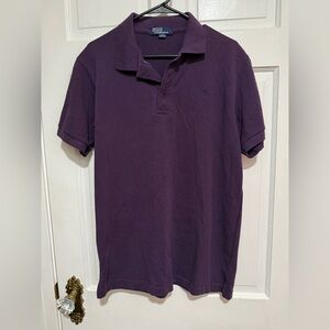 Boys Purple Ralph Lauren Short Sleeve Polo Shirt Size XXL